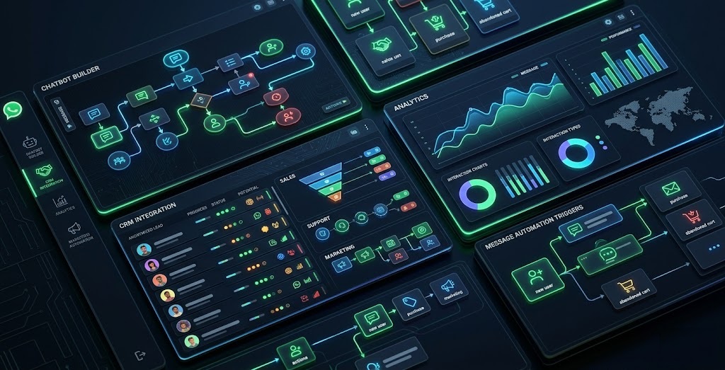 WhatsApp Business API with Automated Chat Widget